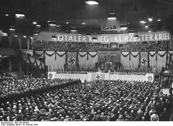 Goebbels's Speech at the <I>Sportpalast</i> in Berlin (February 18, 1943)